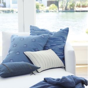 Serena and Lily Bedwell Pillow Cover 12x21 Navy